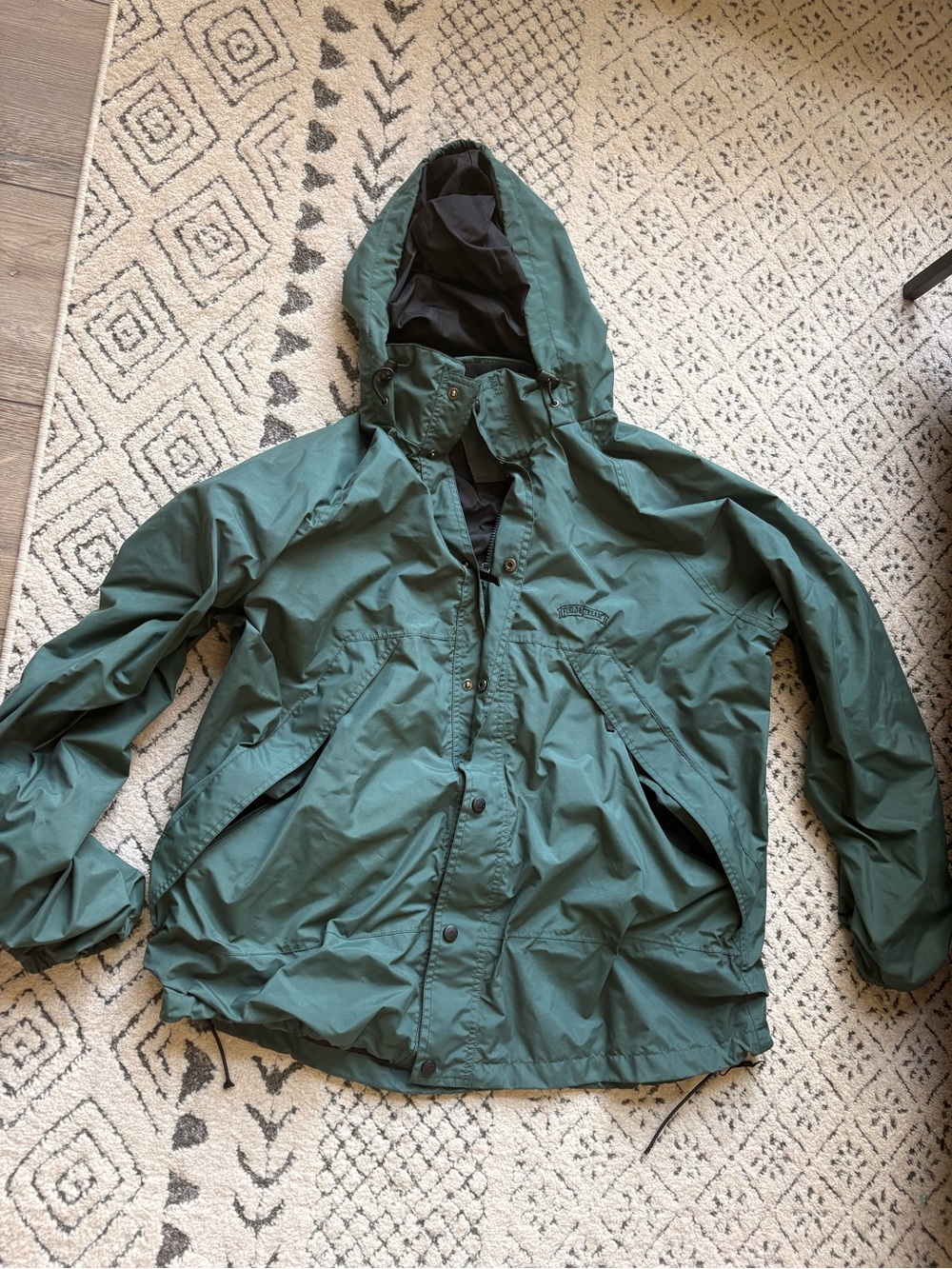 Field & Stream Forest Green Military Field Hooded Jacket